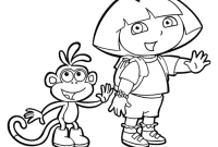 Dora the explorer coloring book