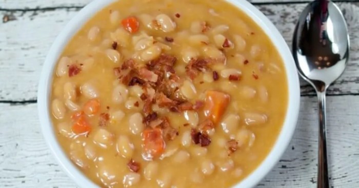 Bean and bacon soup recipe like campbells