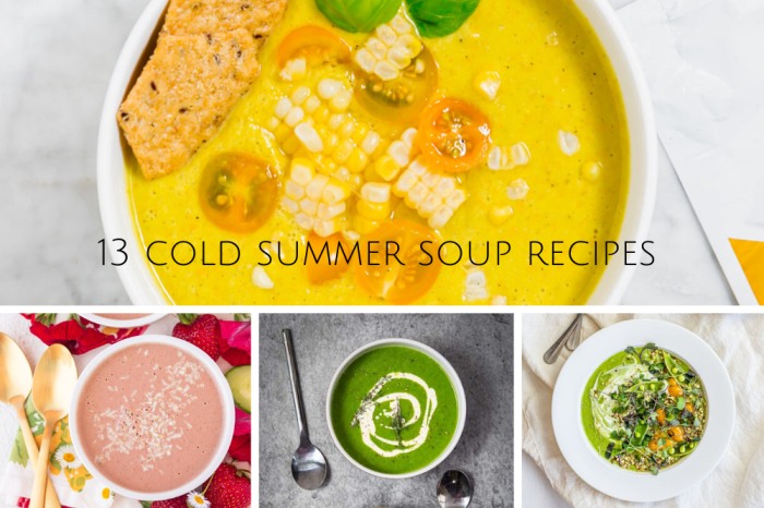 Cold summer soup recipes