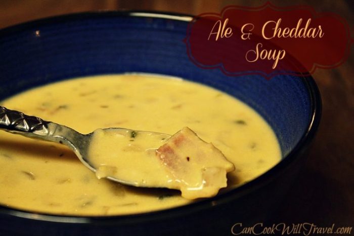 Cheddar and ale soup recipe