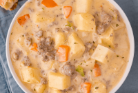 Cheeseburger potato soup recipe