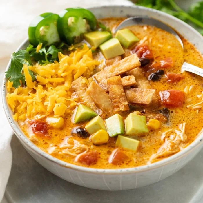 Chicken tortillas soup recipe