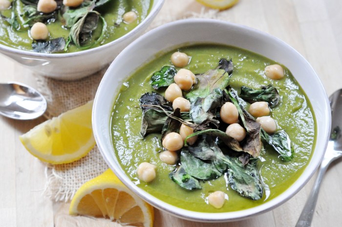 Soup with spinach recipes