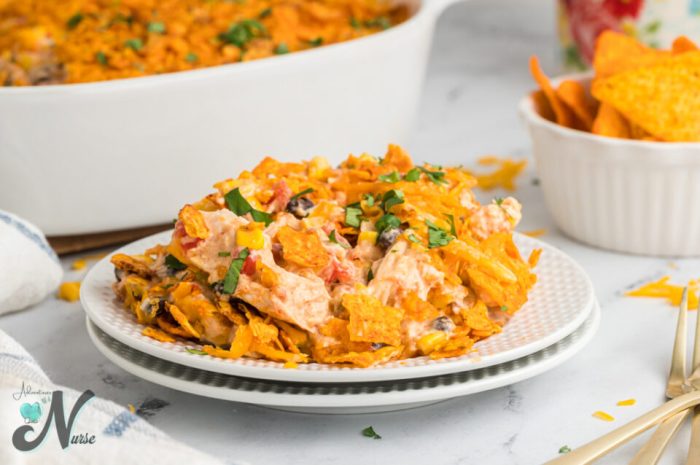 Dorito casserole recipe with cream of chicken soup