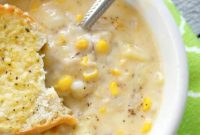 Easy corn chowder soup recipe