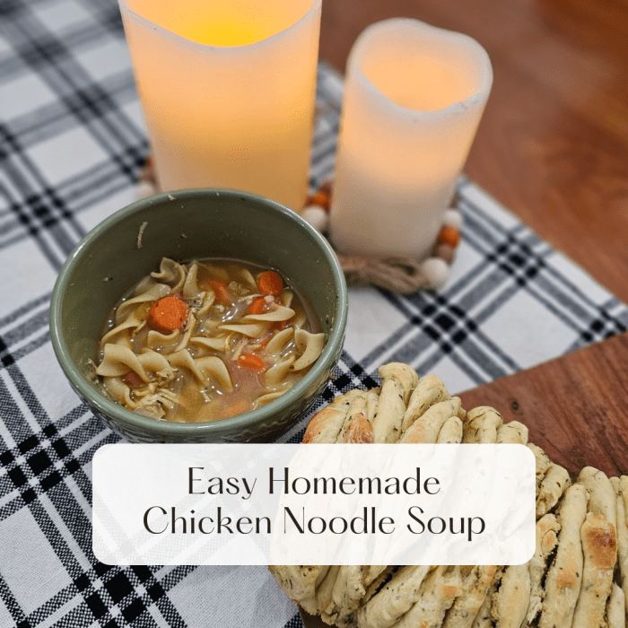 Chicken noddle soup recipe