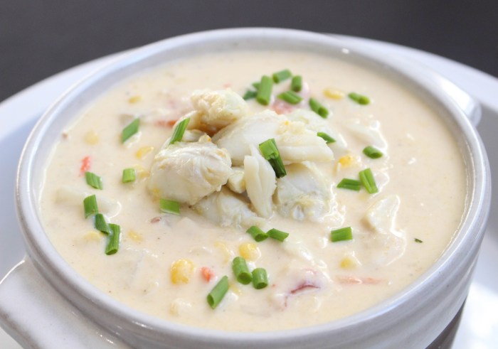 Corn and crab soup recipe