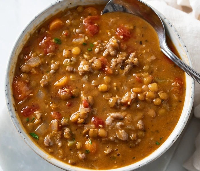 Carrabba's lentil soup recipe with sausage