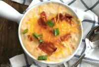 Slow cooker hash brown potato soup recipe