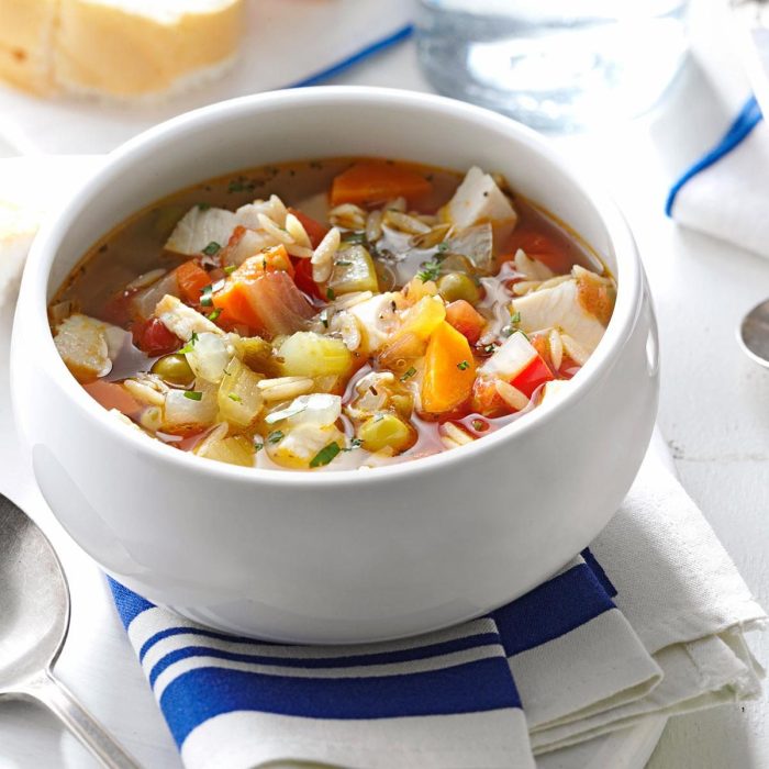 Turkey veg soup recipe