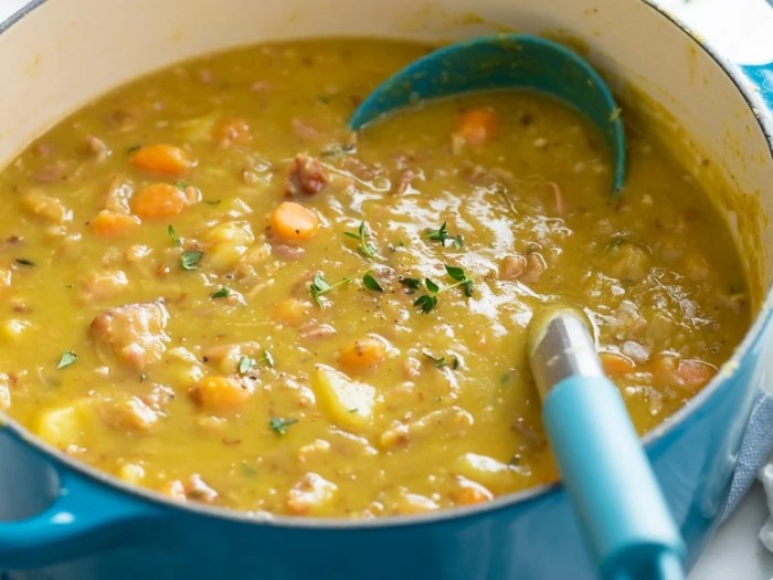 Split pea soup recipe no ham bone