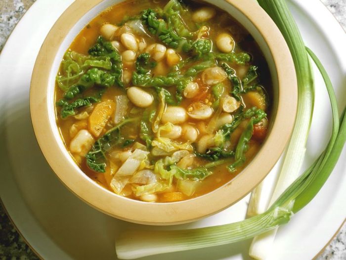 Best cabbage and bean soup recipe