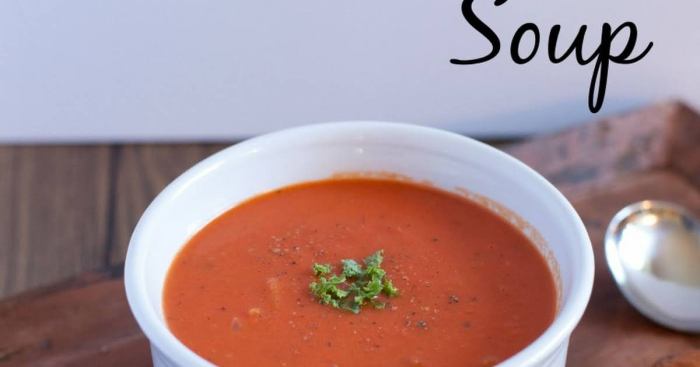 Vegetable soup recipe with tomato juice