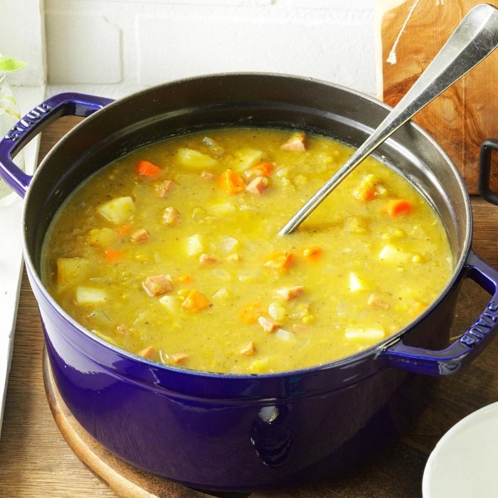 Canning split pea soup recipe