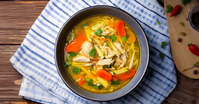 Chicken noddle soup recipe