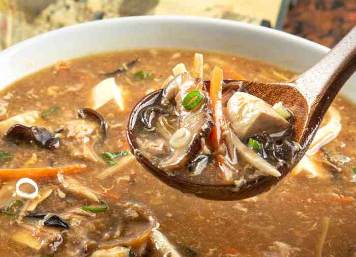 Chinese sweet and sour soup recipe