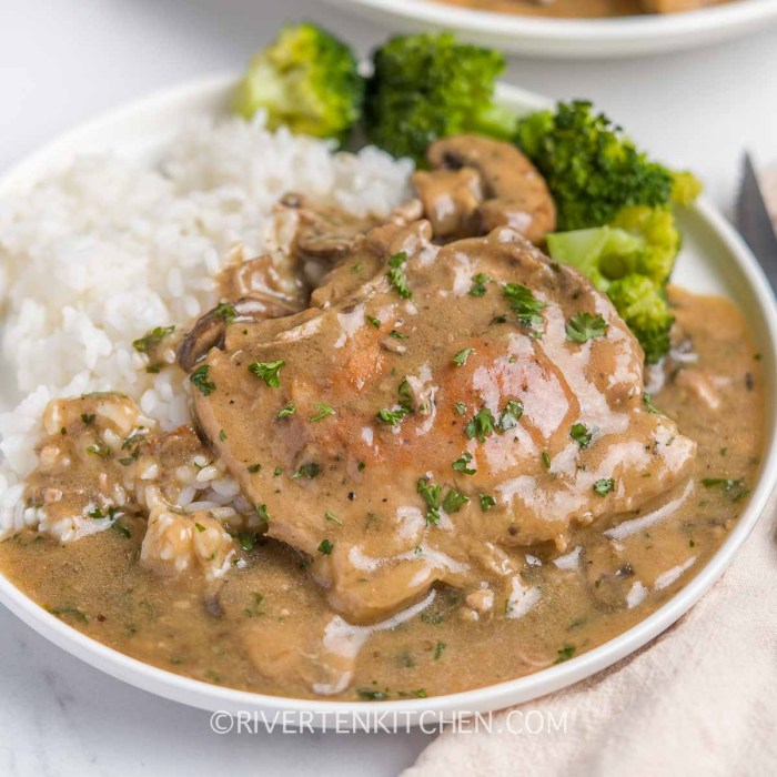 Mushroom chops thekitchenmagpie chop pot skillet