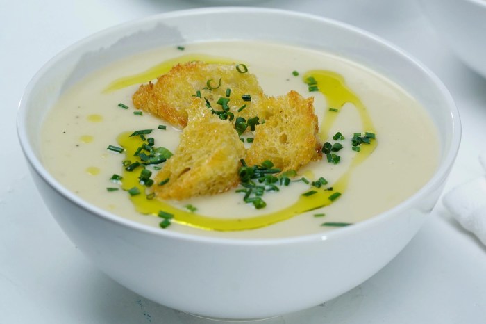 Simple leek and potato soup recipe