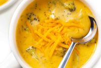 Broccoli soup with cheese easy recipe